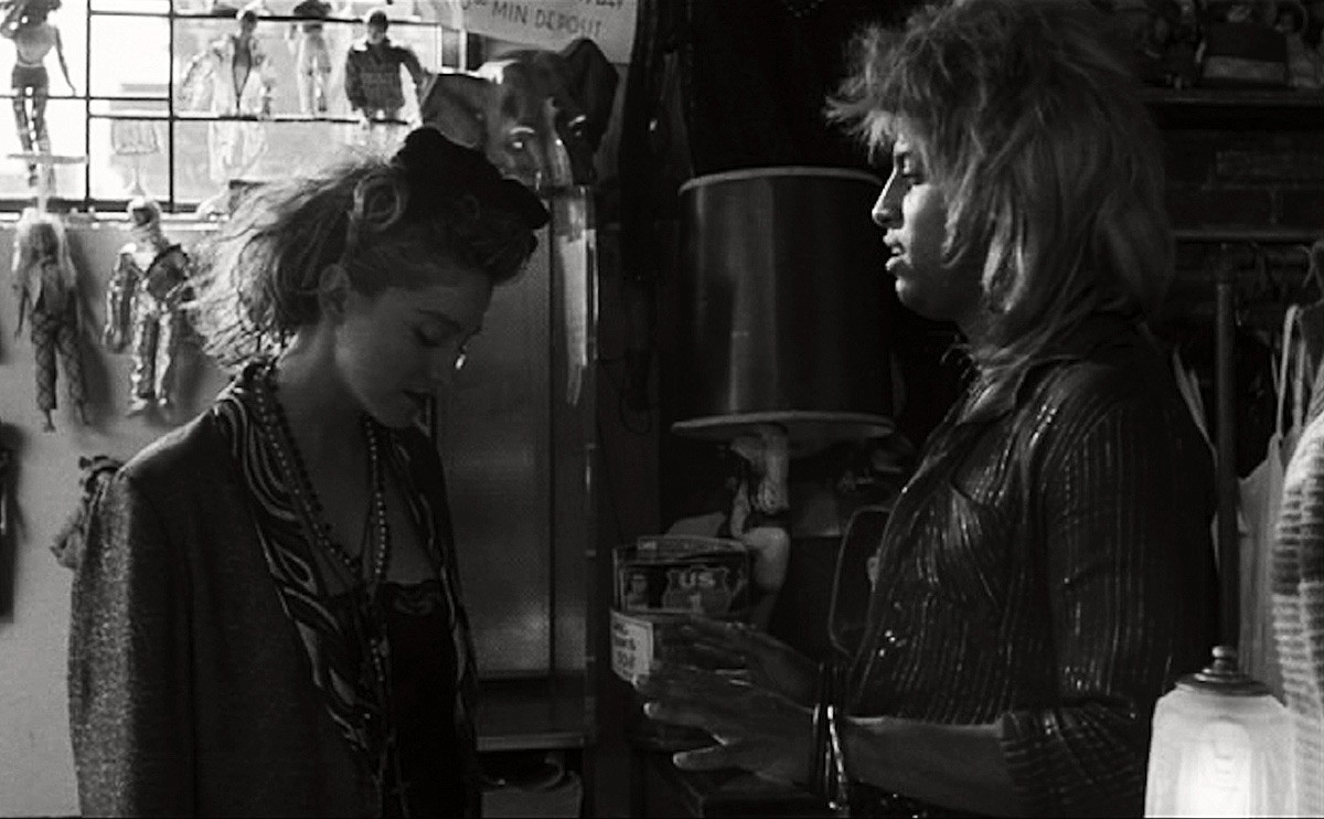 Desperately Seeking Susan production still with Madonna